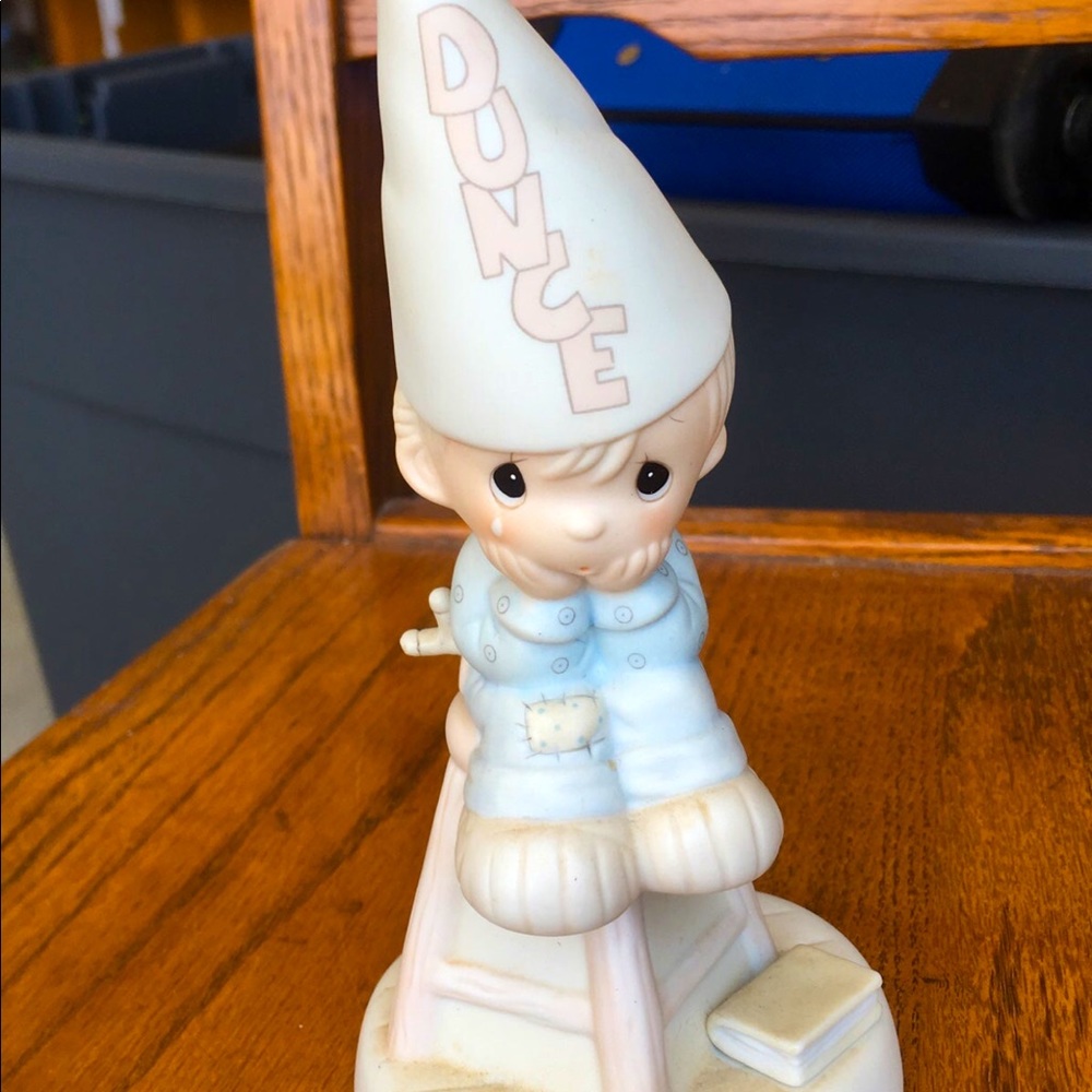 precious moments nobody’s perfect porcelain figurine